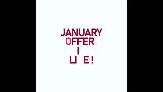 January Offer Still in Full Swing!