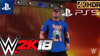 WWE 2K18 SmackDown John Cena vs Chris Jericho PS5 4K gameplay  HDR #johncena #chrisjericho #ps5
