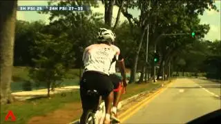 SINGAPORE: One-armed runner takes up cycling challenge