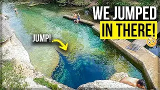 JACOB'S WELL Natural Area in Texas- Would you JUMP? 😳
