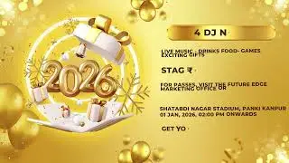 KANPUR&rsquo;S BIGGEST NEW YEAR PARTY 2026  | Beats Festival &ndash; New Chapter Carnival  #newyearparty2026