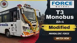 Force motors T3 MONOBUS - Fully Modified #bus #modifiedbus #touristbus