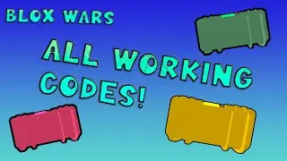 ⚔️Blox Wars⚔️ All Working Codes! | Roblox