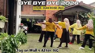 Bye Bye Bye 2026 | Line Dance | Demo | Chor. @dianrose4908 (INA)