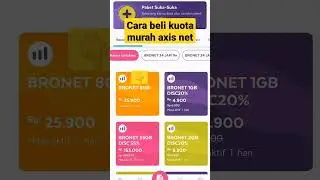 cara beli kuota murah Axis net