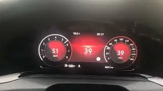 Volkswagen Golf GTI (Mk8) 2.0 TSI 245HP DSG Acceleration 0-100 Km/h (LHD Model)