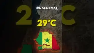 Top 10 Hottest & Coldest Countries 🔥🥶