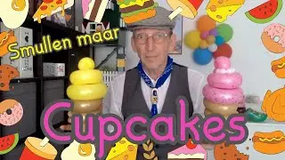 Ballonfiguur Cupcake – Ballonworkshop 55ste | Haagse ballonnenboer (Make balloon cake)