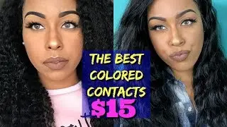 The BEST Colored Contacts for $15! | Siesta | TRY ON | 