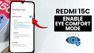 How to Enable Eye Comfort Mode on Redmi 15C - Turn On Night Mode