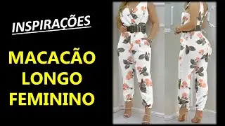 40 Modelos Belíssimos de Macacao Longo Feminino - Moda Feminina ❤️