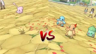 Mew vs Kanto Starter Squad Epic Battle #16 | Pokemon Masters EX