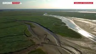 Zeeland, the lost land of Saeftinghe filmed by Phantom 4 drone.