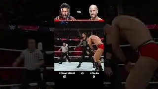 Every Roman Reigns vs Cesaro 1 vs 1 Match Result Edit 💥 #wwe