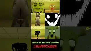 SHREK IN THE BACKROOMS ! ALL Jumpscares ! #shrek #roblox #jumpscare #viral #youtubeshorts #scary