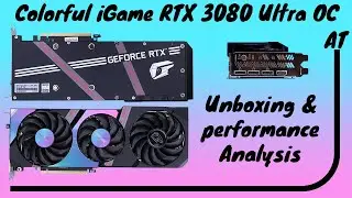 Colorful iGame RTX 3080 Ultra OC Unboxing and Performance Analysis - Temperature & frequencies.