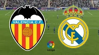 La Liga 2017/18 - Valencia Vs Real Madrid - 28/01/18 - FIFA 18