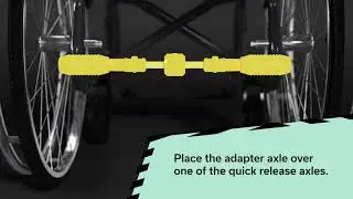 How the SMOOV one power assist is installed on a folding frame