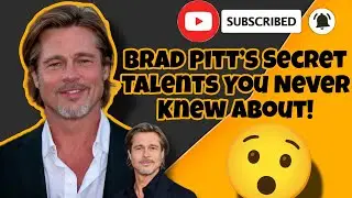 😯 Brad Pitt’s Secret Talents You Never Knew About! 