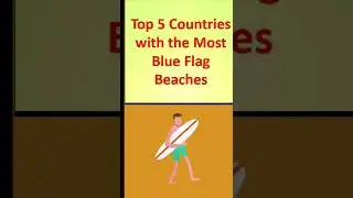 Top 5 Countries with the Most Blue Flag Beaches #shorts #ytshorts #youtubeshorts #viral