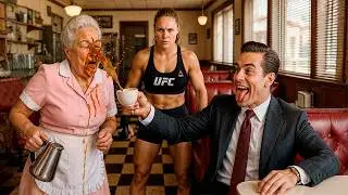 Un Hombre Le Arrojó Café Hirviendo A Una Camarera — No Sabía Que Ronda Rousey Estaba Mirando
