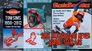 SIMS skateboard vintage Ads NEVER SEEN BEFORE!
