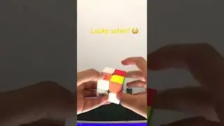 Lucky solve?? #fyp #cube #lucky #solve #2x2