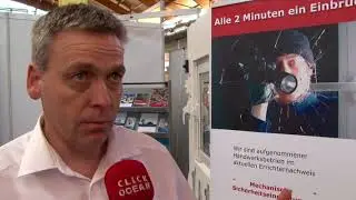Messeinterview Geiger Schlie&szlig;- und Sicherheitstechnik Weingarten