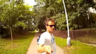 Penny board parachute breaking test no.1