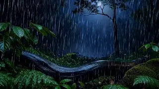 🌧 Deep Forest Midnight Rain &mdash; Relaxing Rain Sounds for Deep Sleep & Stress Relief 🌙