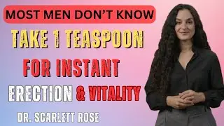 Men Over 60: 1 Teaspoon Daily Boosts Circulation, Testosterone & Vitality | Dr. Scarlett Rose