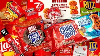 NEW RED SNACKS Limited Edition Ritz, Chips Ahoy Ice Cream Sandwich / What's inside of a Jawbreaker?