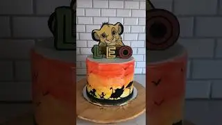 Lion King cake. How did it turn out?