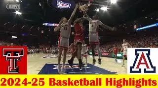 #13 Texas Tech vs #20 Arizona Basketball Game Highlights 2 8 2025