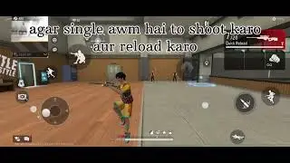 How to shoot awm #crazyboy #ff #freefire #ffawm