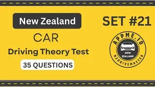 NZ Driving Theory Test 2026 | 35 REAL CAR Questions | Official Practice New Zealand Part 21