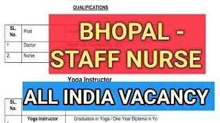 MP STAFF NURSE VACANCY 2024 - MP KVS RAISEN STAFF NURSE VACANCY 2024 - GNM TGT PGT - KVS NOTICE