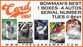 2022 BOWMAN'S BEST SERIAL NUMBER BREAK