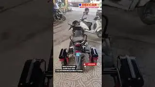 India's first electrical bike modification for handicapped person #escoot #electriccycle