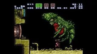 Super Metroid -- Draygon fight with no X-factors