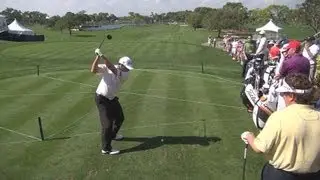 GOLF SWING 2013 - BEN CURTIS FAIRWAY WOOD DRIVE - ELEVATED DTL REGULAR & SLOW MOTION - 1080p HD
