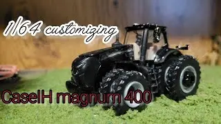 Customizing a 1/64 CaseIH magnum 400