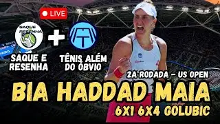 🔥 AO VIVO: Bia Haddad avan&ccedil;a e Fonseca cai | Resenha do US OPEN! Saque e Resenha + Alemz&atilde;o