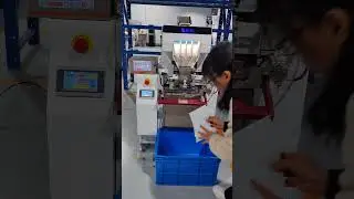 Vision counting machine integrated with desktop bagging machine #visioncountingmachine
