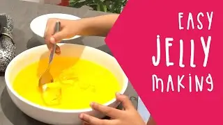 Kids Making Jelly At Home | Very Easy Jelly Making Recipe | Perfect Jelly At Home
