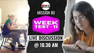 Week Test - 11 | Live Discussion | TNPSC Group 2A Mains | Mission 80