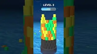 Destroy Color Tower #3dgames #mobilegame #shorts