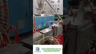 PE WPC TUBE PILLAR DECKING PROFILE MOLD TESTING - KSMOLD
