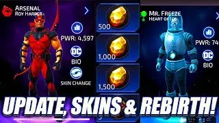 *NEW* UPDATE, SKINS, REBIRTH AND MORE! - DC Legends