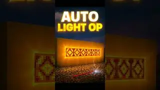 Minecraft Automatic Light 😱 | Next Level Redstone 🔥 #shorts #minecraft #gaming